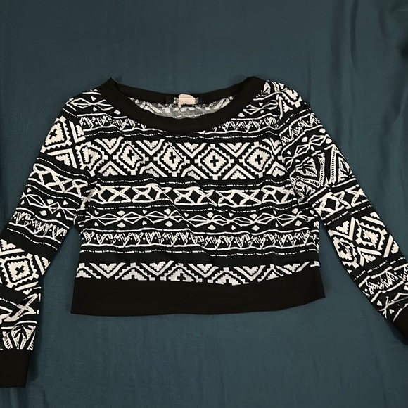 Two piece jumpsuit black and white print - Picture 2 of 3